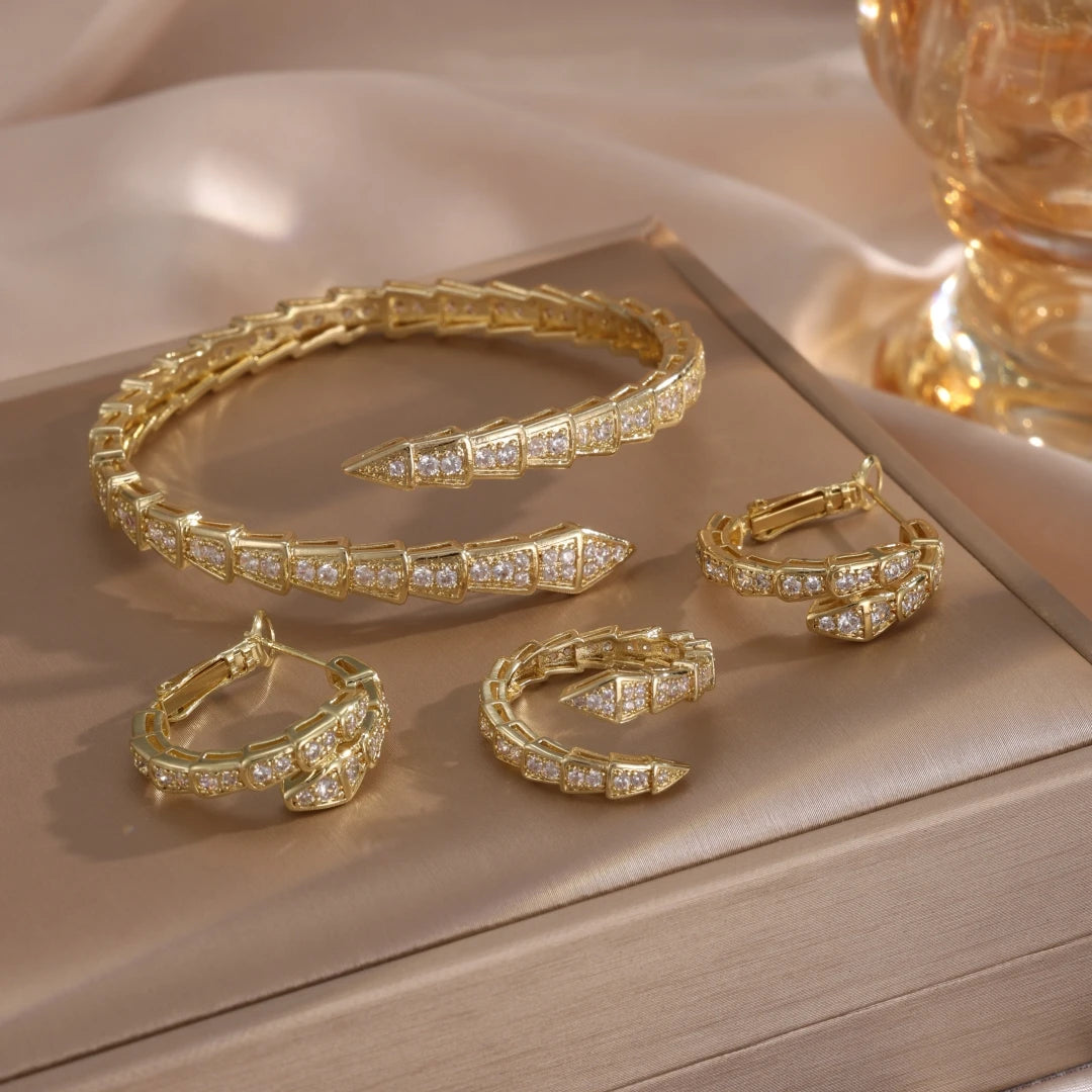 Ensemble Bijoux Serpent Luxe