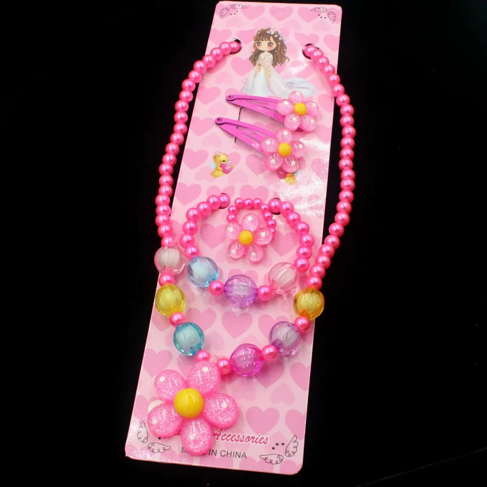 Ensemble Bijoux Fille Fleur