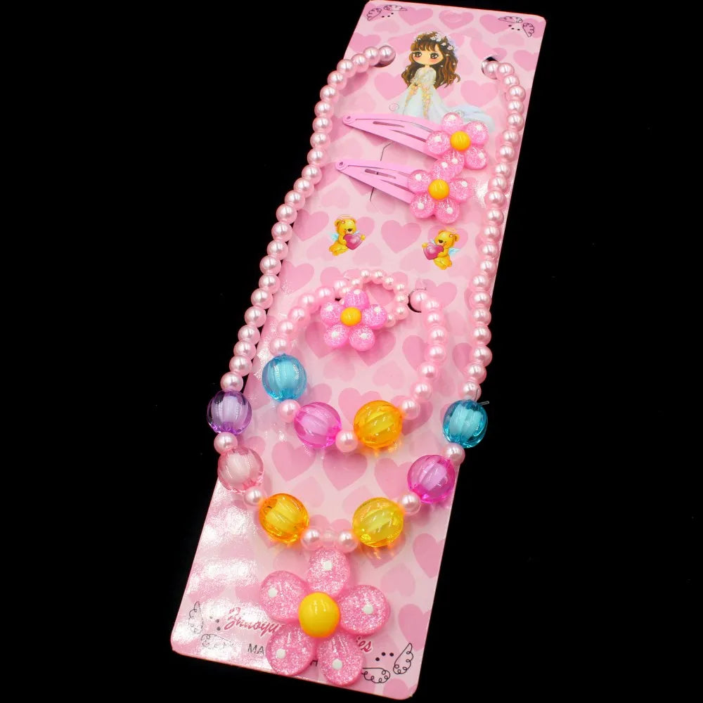 Ensemble Bijoux Fille Fleur