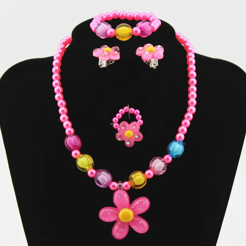 Ensemble Bijoux Fille Fleur